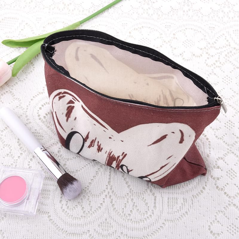 Anniversary Travel Makeup Bag Pouch Valentines Day Gifts for Womens Her Ladies Love Cosmetic Case Bag Heart Toiletry Bags Pouch Romantic Gf Graduation Gifts for Girlfriend Fiancee Wife Birthday Gift - color: Anniversary Travel Makeup Bag Pouch