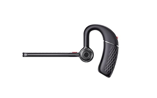 YEALINK BH71 Bluetooth Wireless Mono Headset, BHB710 Workstation w/ 3' Colour Touch screen & Carry Case (+20hrs), Qi Wireless Charging,3 Size Ear Plug