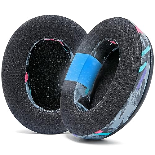 WC Freeze Crusher - Cooling Gel Earpads for Skullcandy Crusher & Hesh 3 | Made by Wicked Cushions | Also fits Crusher ANC 2, Crusher 720 & 1080 | Soft Memory Foam, Cooler for Longer | 90's Black - color: 90's Black