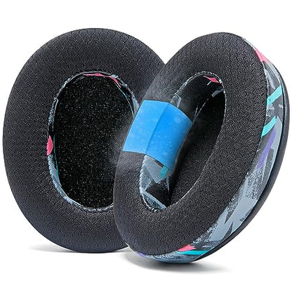 WC Freeze Crusher - Cooling Gel Earpads for Skullcandy Crusher & Hesh 3 | Made by Wicked Cushions | Also fits Crusher ANC 2, Crusher 720 & 1080 | Soft Memory Foam, Cooler for Longer | 90's Black - color: 90's Black