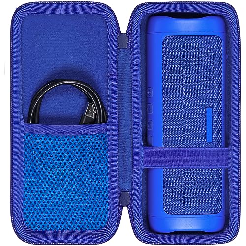 co2CREA Hard Case for BolaButty X-GO C27C Bluetooth Speaker Speaker,Blue | Travel Protective Storage Bag with Mesh Pocket & Handle, Shockproof EVA Shell and Soft Lining - color: Blue