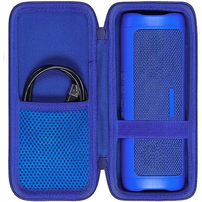 co2CREA Hard Case for BolaButty X-GO C27C Bluetooth Speaker Speaker,Blue | Travel Protective Storage Bag with Mesh Pocket & Handle, Shockproof EVA Shell and Soft Lining - color: Blue