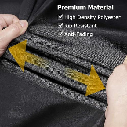 15 Inch Outdoor Powered Speaker Dust Cover - Heavy Duty, Waterproof, Sun Resistant - Fits Wall Mounted Speakers - Full Protection (15x13x22 Inch, Black) - size: 15x13x22 Inch