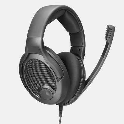 DROP PC38X Gaming Headset – Open-Back Over-Ear Design with Noise-Cancelling Mic, Velour Earpads – Compatible with PC, PS5, PS4, Xbox, Switch, Mobile – Black - color: Black, style: PC38X
