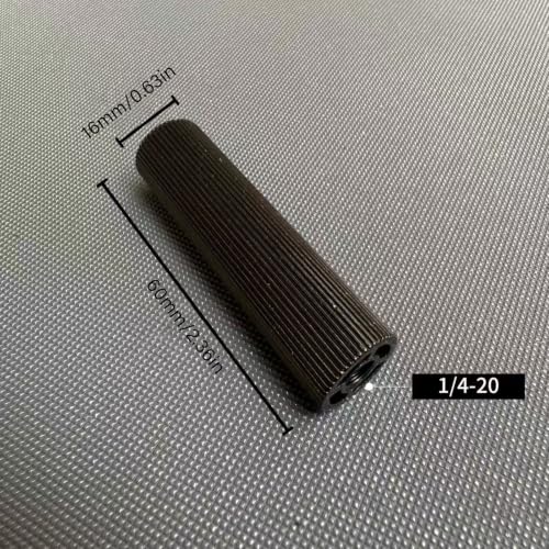 Stand Microphone Adapter 1/4 Inch Camera Mount Rod Set with Female to Female Coupler and Male Screws - color: 6cm