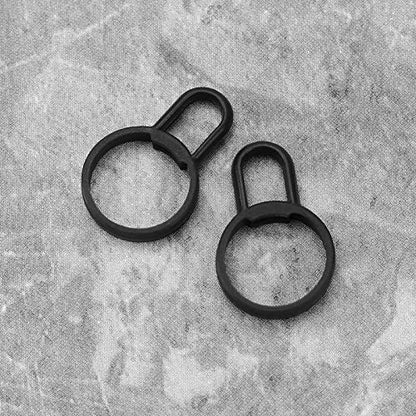 Create idea 5 Pairs Silicone Ear Tips Compatible with Sony LinkBuds WF-L900 Earphones Ear Hooks Earbud Cap Non-Slip Earbuds Wingtips Accessories XS S M L XL 5 Sizes Black