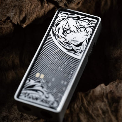 Moondrop MOONRIVER 3 Headphone Amplifier 32Bit/384kHz PCM Decoding with Detachable Type-C Cable 3.5mm+4.4mm Output Connectors