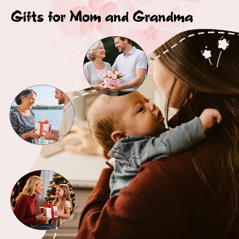 Best Mom and Grandma Gifts Mom Nana Makeup Bag Pouch Mother's Day Birthday Gifts for Mama Grandma Cosmetic Bag Mother Grandmother Travel Toiletry Bags Funny Nana Mother Things Bags Canvas Zipper Pouch - color: Mom Nana Makeup Bag Pouch