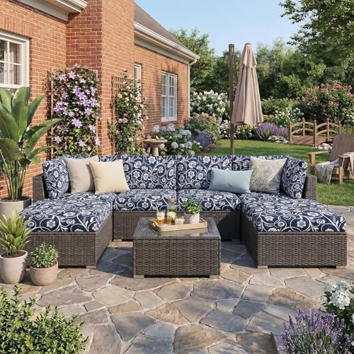 Waterproof Outdoor Cushion Covers, Stretch Patio Slipcovers | UV Resistant Coating, Stretch Fabric, Waterproof Protection, Replacement Covers, Fits Patio Furniture Cushions (12 Pieces) - color: Baroque, size: 12PCS