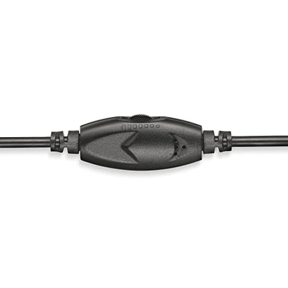 Trust Primo Chat On Ear Wired Headset for PC and Laptop, Black | Lightweight and adjustable design, 3.5 mm cable of 1.8 m