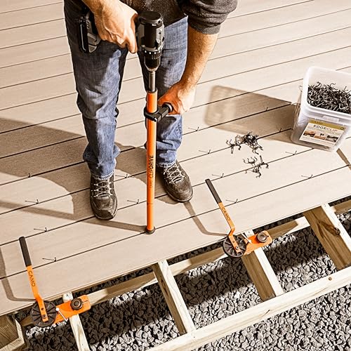CAMO ClipDRIVE Deck Clip Fastening Tool | (0345065), Stand Up Drill Attachment for CAMO Deck Clips Installation, Attaches to Standards 3/8" Drills - style: ClipDRIVE Tool
