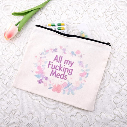 Funny Patient Medical Bag Gift Small Travel Drug Organizer Camping Medicine Bag Pouch Doctor Nurse Technician Pharmacy Gag Gift Practitioner Novelty Gifts for Physician Pharmacist Makeup Cosmetic Bags - color: Funny Patient Medical Bag Gift