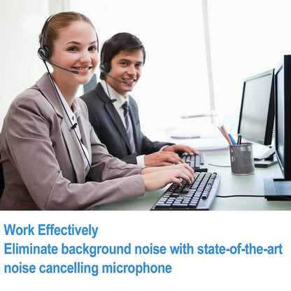 RJ9 Cisco Wired Office Headset HD Voice Compatible Cisco Phones 6851 7945g 7962g 8811 8841 8845 8851 8861 8961 9951 Series Model,Plus 3.5mm Adapter for Smartphone - size: RJ9 Mono for Cisco