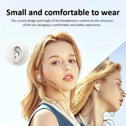 Mini Earbuds for Work and Sleep, Small Bluetooth 5.3 Headphones, 24 Hours Total Battery Life