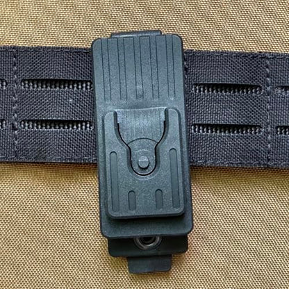Tactical Mic Clip, 360 Degrees Rotating Quick Release Two-Way Radio Microphone Clip for Duty Belt