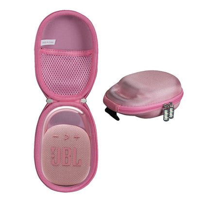 adada Hard Travel Case for JBL Clip 4 /JBL Clip 5- Portable Mini Speaker (Pink) - color: Pink