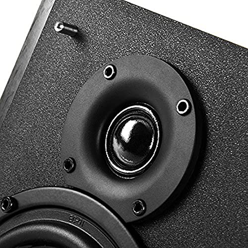 Edifier R1700BT Bluetooth Bookshelf Speaker - Active Near-Field Studio Monitors - Powered Speakers 2.0 Setup Wooden Enclosure 66w RMS (Black) - color: Black