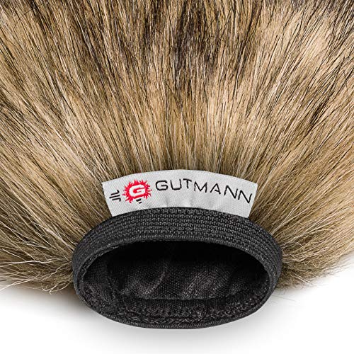 Gutmann Microphone Fur Windscreen Windshield for Tascam Portacapture X6 WOLF | Made in Germany