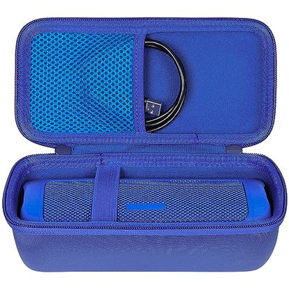 co2CREA Hard Case for BolaButty X-GO C27C Bluetooth Speaker Speaker,Blue | Travel Protective Storage Bag with Mesh Pocket & Handle, Shockproof EVA Shell and Soft Lining - color: Blue