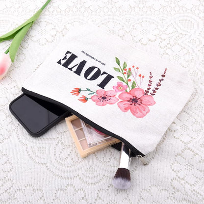 Engagement Wedding Party Makeup Bags Celebrate Bridal Shower Toiletry Bag Friends Bridesmaid Gifts from Bride Marriage Favor Bags Pouch Newlywed Supplies Greeting Bag for Wedding Guest Souvenir Gifts - color: Wedding Favor Makeup Bags