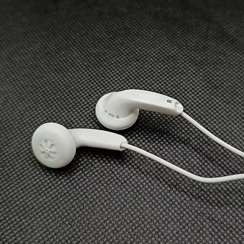 4 Pair Earbud Cover Silicone Tips Replacement Ear Gels Buds Pad Instead of Sponge Cushion Full Skin Earpads for 18mm Flat Earphone Headphones 3.5mm Wired Earbuds
