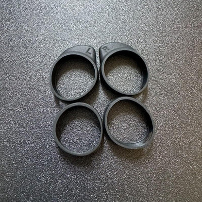 Ear Tips for Samsung Galaxy Buds FE Earbud Accessories, Replacement Silicone Ear Tips and Wings, 3 Pairs, Black