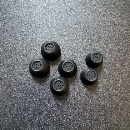 Ear Tips for Samsung Galaxy Buds FE Earbud Accessories, Replacement Silicone Ear Tips and Wings, 3 Pairs, Black